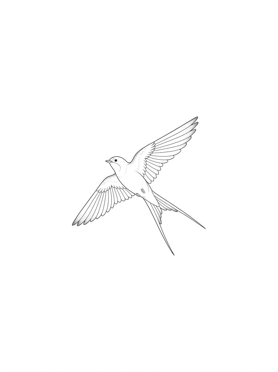 Jaskółka — projekt fine-line